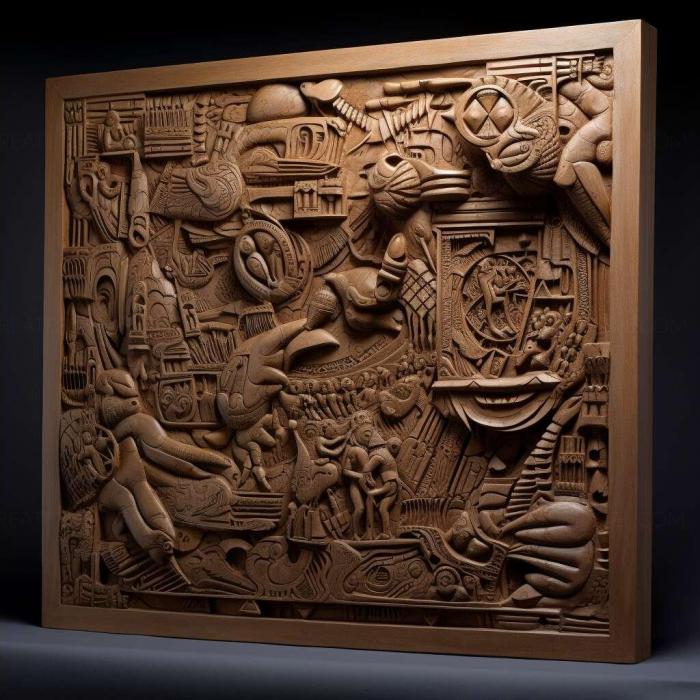 نموذج ثلاثي الأبعاد لآلة CNC 3D Art 